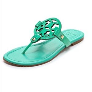 Tory Burch Miller Sandals in aqua